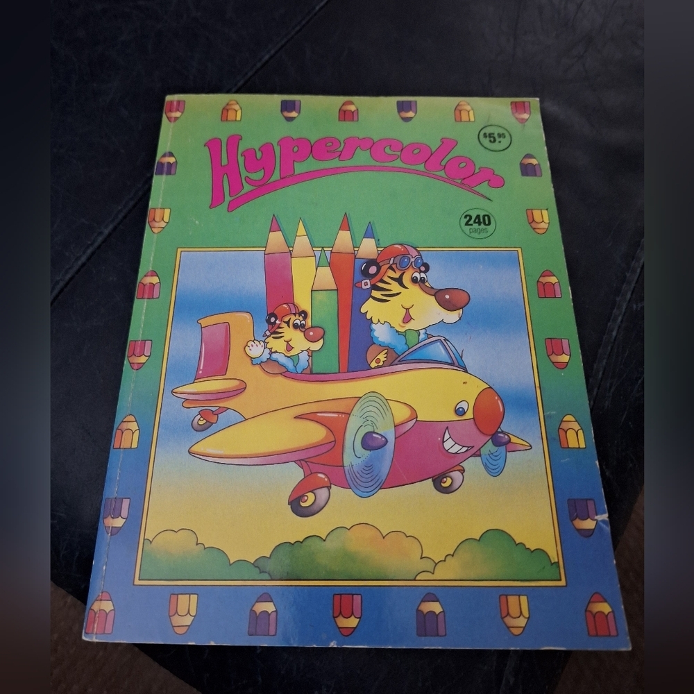 Vintage Hypercolor Coloring Book Brand New 240 Pages